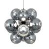 Best Globe Burst lysekrone, sølv Spisebordslamper|Moderne Lysekrone