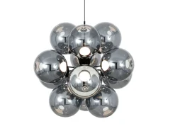 Best Globe Burst lysekrone, sølv Spisebordslamper|Moderne Lysekrone