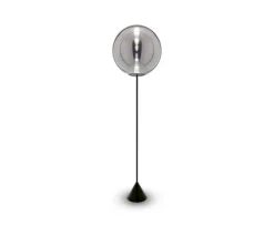 Clearance Globe Cone Slim gulvlampe, sølv Standerlamper|Gulvlamper