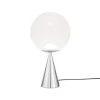 Online Globe Fat bordlampe, opal/sølv Hvide Lamper|Lamper Til Sofabord