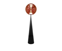 New Globe Fat gulvlampe, kobber/sort Standerlamper|Gulvlamper
