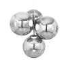 Clearance Globe lysekrone small, sølv Spisebordslamper|Moderne Lysekrone