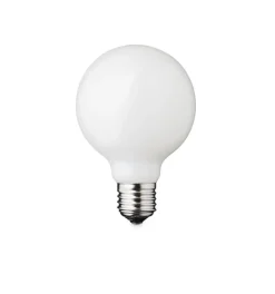 Outlet Globe Milky LED pære, Ø80 Pærer|Led Pærer