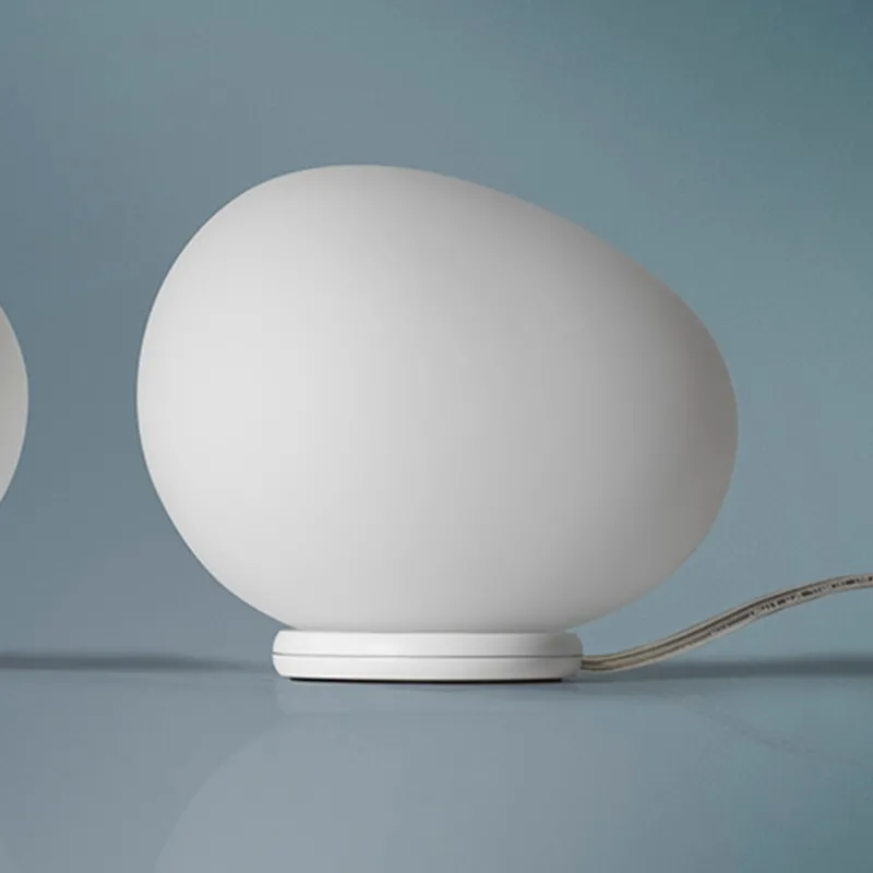 Gregg Piccola bordlampe on/off, hvid Hvide Lamper|Glas Lamper