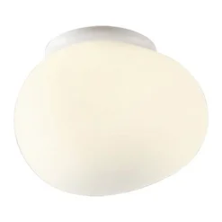 Outlet Gregg Væg/loft Piccola Hvide Lamper|Glas Lamper