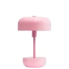 Haipot portable bordlampe/batterilampe, lyserød Transportable Lamper|Lamper Til Reol