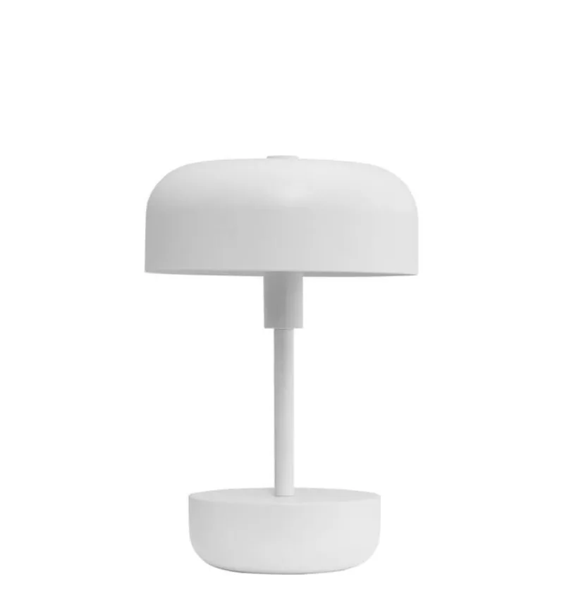 Sale Haipot portable bordlampe/batterilampe, hvid Hvide Lamper|Transportable Lamper