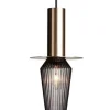 Outlet Harakiri pendel, gold/smoke Glas Lamper