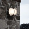 Discount Helford udendørs væglampe, nikkel Væglamper|Udendørslamper