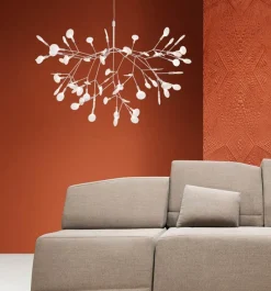 New Heracleum III pendel large, hvid Hvide Lamper|Spisebordslamper