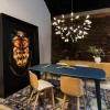 Heracleum III pendel small, nikkel Spisebordslamper|Moderne Lysekrone