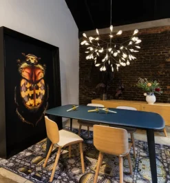 Heracleum III pendel small, nikkel Spisebordslamper|Moderne Lysekrone