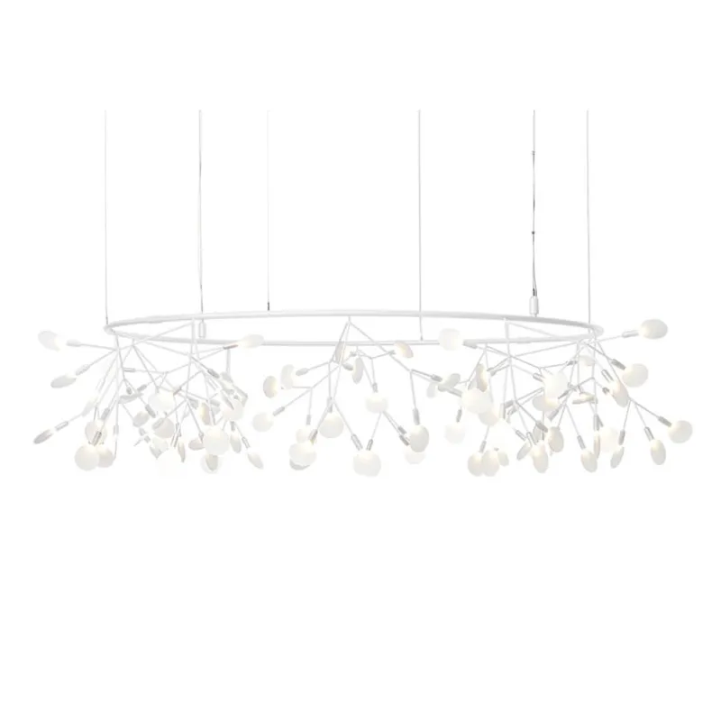 Hot Heracleum III The Big O Small, hvid Spisebordslamper|Entre Lamper