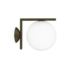 Clearance IC Light C/W1 udendørs væglampe/loftlampe, brun Glas Lamper|Udendørslamper
