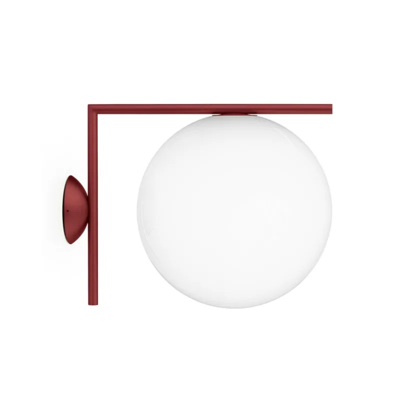 Online IC Light C/W2 udendørs væglampe/loftlampe, rød Glas Lamper|Væglamper