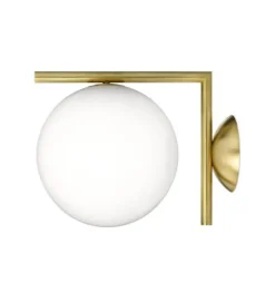 Best IC Light C/W2 væglampe / loftlampe, messing Messinglamper|Glas Lamper