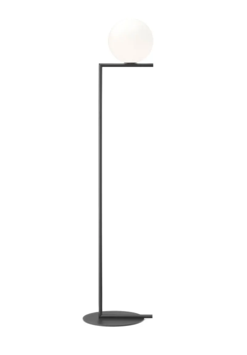 Sale IC Light F1 gulvlampe, sort Glas Lamper|Standerlamper