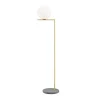 Sale IC Light F2 udendørs gulvlampe, messing/grå lava Glas Lamper|Standerlamper
