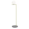Sale IC Light F1 udendørs gulvlampe, messing/grå lava Messinglamper|Glas Lamper