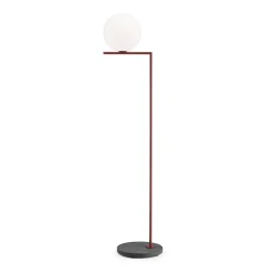 IC Light F2 udendørs gulvlampe, rød/sort lava Glas Lamper|Standerlamper