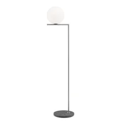 Hot IC Light F2 udendørs gulvlampe, børstet rustfrit stål/grå Glas Lamper|Standerlamper
