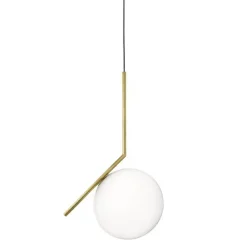 Online IC Light S1 pendel, messing Messinglamper|Glas Lamper