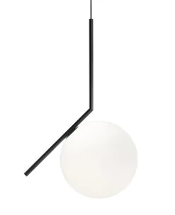 Online IC Light S2 pendel, sort Glas Lamper