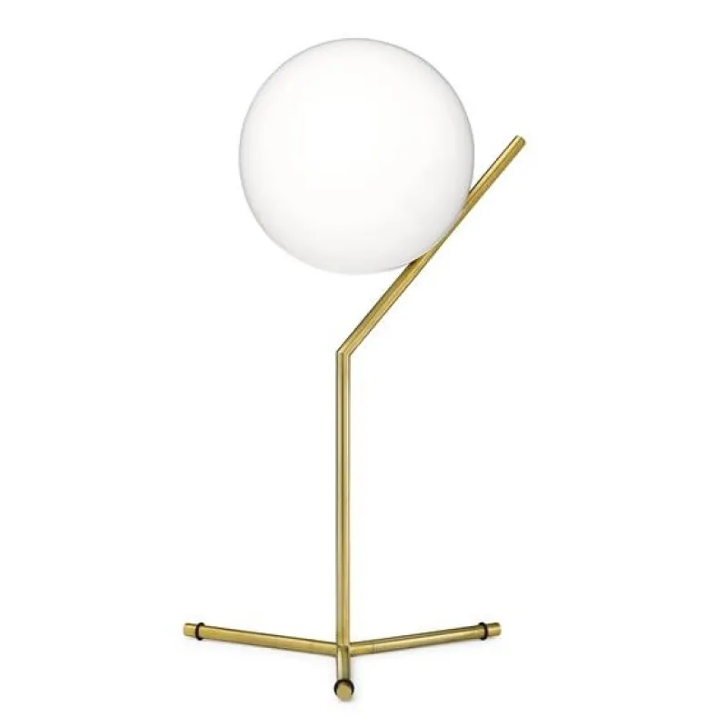 Best IC Light T1 high bordlampe, messing Messinglamper|Glas Lamper