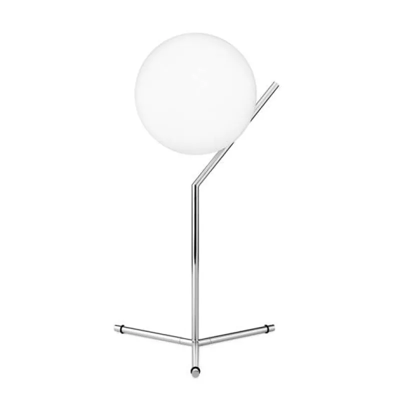 Online IC Light T1 high bordlampe, krom Glas Lamper