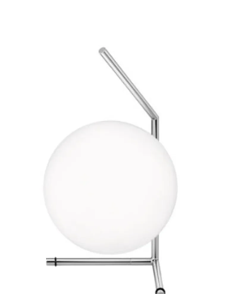 Online IC Light T1 low bordlampe, krom Glas Lamper