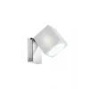 Discount Ice Cube væg/loftlampe, hvid/krom Krom Lamper|Hvide Lamper