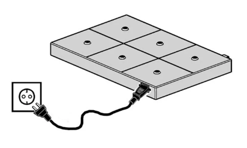 Clearance Iguzzini PE11 multilader med seks ladestationer Reservedele Til Lamper