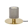 Best In The Sun 220 bordlampe, guld/sølv Skrivebordslamper|Lamper Til Sofabord