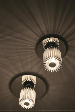 270 væglampe/loftlampe, sølv Soveværelseslamper|Entre Lamper