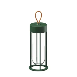 Hot In Vitro Unplugged udendørs batterilampe, forest green Transportable Lamper|Terrasselamper
