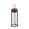 In Vitro Unplugged udendørs batterilampe, deep brown Transportable Lamper|Terrasselamper