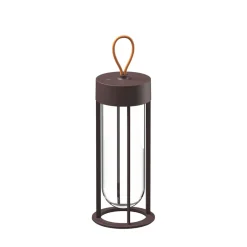 In Vitro Unplugged udendørs batterilampe, deep brown Transportable Lamper|Terrasselamper