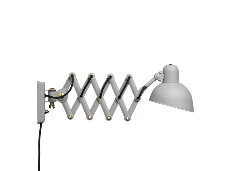 Discount 6718-W væglampe, easy grey Messinglamper|Sakselamper