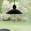 Outlet 6631-P pendel, mat sort/messing Messinglamper|Spisebordslamper