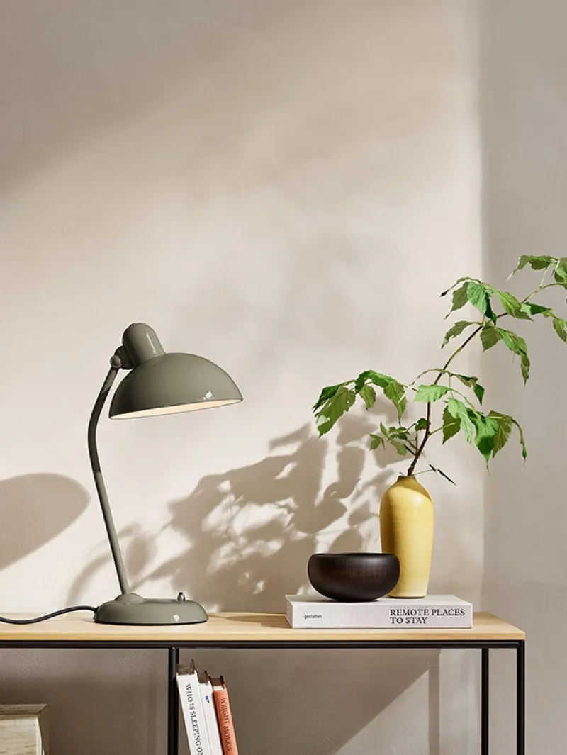 Hot KAISER idell 6556-T bordlampe, olive green Skrivebordslamper|Stue Lamper