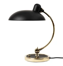 Online 6631-T Luxus bordlampe, mat sort/messing Lamper Til Natbord