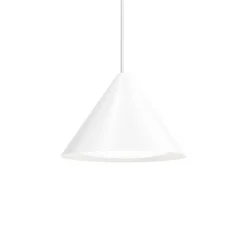 Discount Keglen pendel Ø400, hvid Hvide Lamper|Spisebordslamper