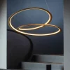 Discount Kepler down pendel, guldfarvet Spisebordslamper|Pendler
