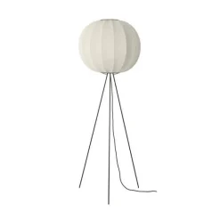 Outlet Knit-Wit Ø60 gulvlampe høj, pearl hvid Hvide Lamper|Standerlamper