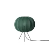 Online Knit-Wit Ø45 gulvlampe lav, tweed grøn Standerlamper|Gulvlamper