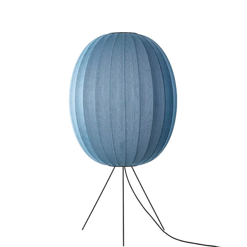 Online Knit-Wit Ø65 gulvlampe medium, bluestone Standerlamper|Gulvlamper