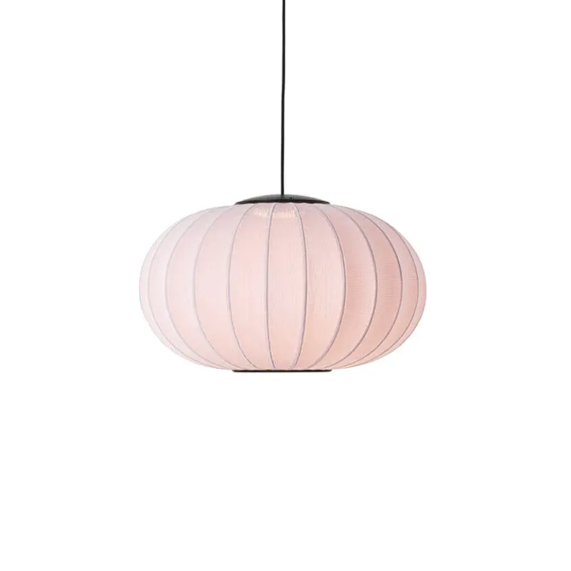 Best Knit-Wit Ø57 oval pendel LED, lys pink Spisebordslamper|Hængelamper