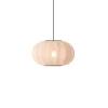 Hot Knit-Wit Ø45 oval pendel, sandstone Spisebordslamper|Hængelamper
