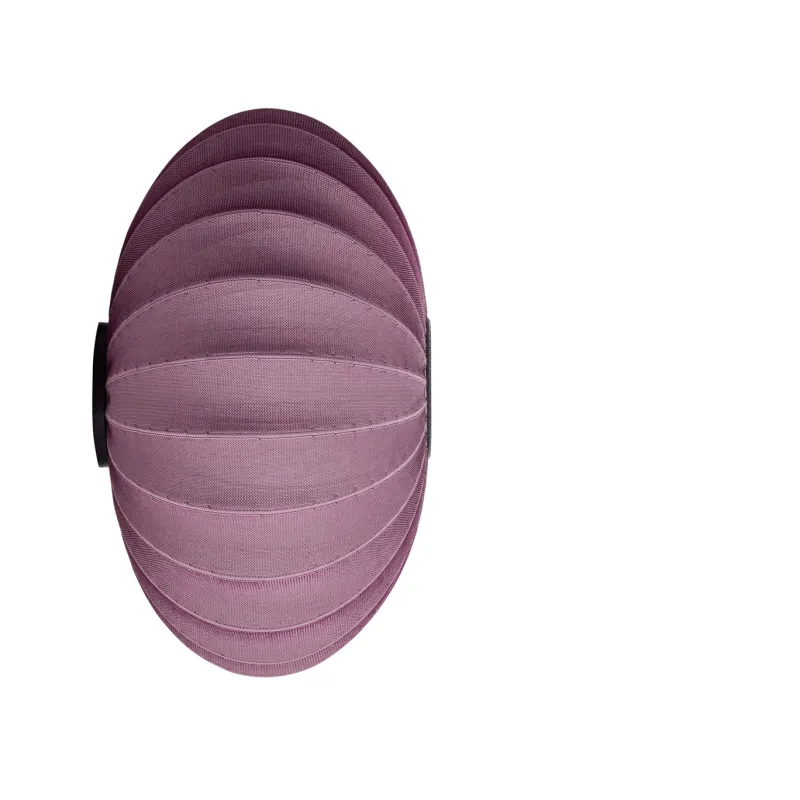 Knit-Wit Ø76 oval væglampe / loftlampe, bourgogne Sommerhus Lamper|Væglamper