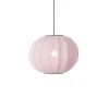 Discount Knit-Wit Ø45 rund pendel, lys pink Spisebordslamper|Hængelamper
